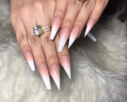 Acrylic Pink and White Fullset